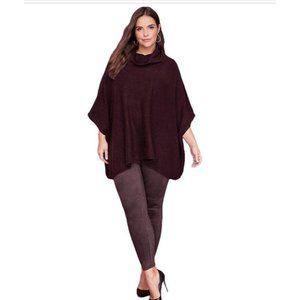 Lane Bryant High Waisted Faux Suede Pull On Leggings 18/20